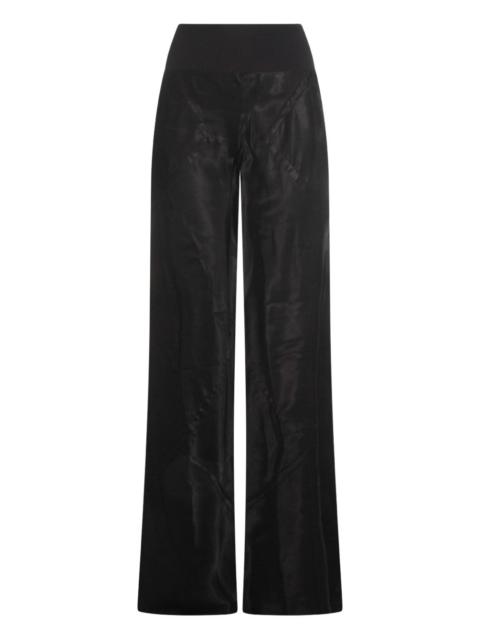 ribbed-waistband trousers
