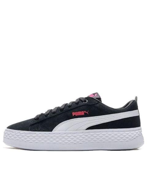 (WMNS) PUMA Smash Platform SD 'Black' 366488-12