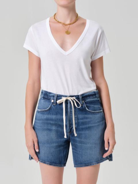 Hara V Neck Tee
In White