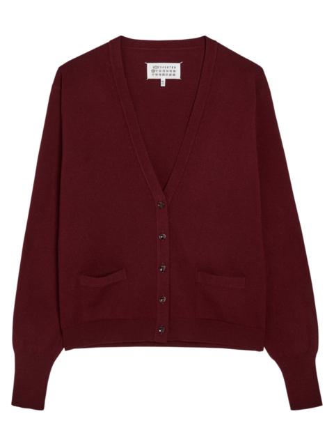 Maison Margiela V-neck Wool Cardigan
