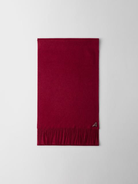Silk and cashmere scarf