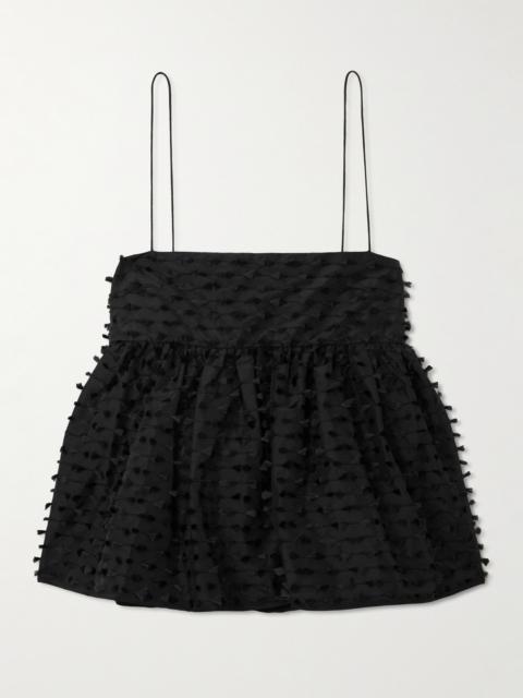 Babette Fil Coupé Shell Peplum Top