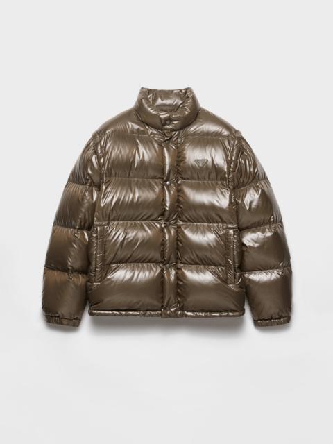 Medium-weight Re-Nylon down jacket
