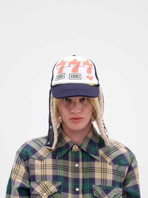 Ear Flaps Slots Trucker Hat