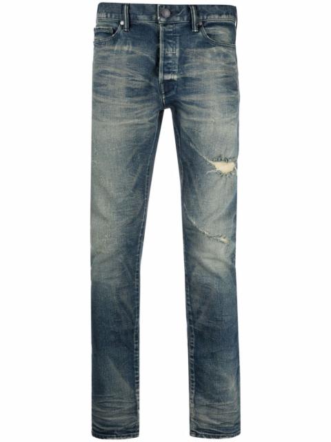 mid-rise skinny jeans