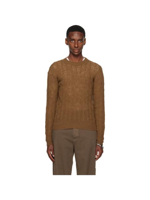 Brown Crewneck Sweater
