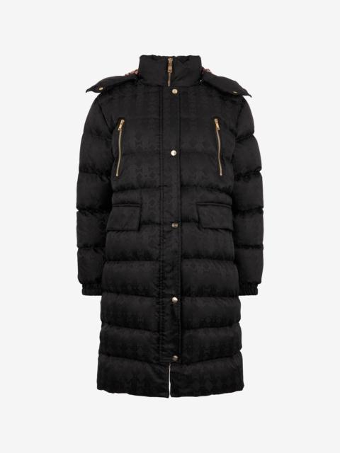 Black Monogram RC Long Down Jacket