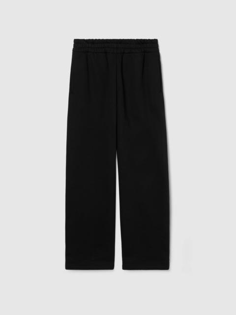 Brushed cotton jersey jogging pant