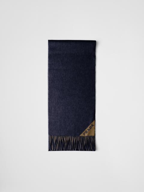 Double cashmere scarf