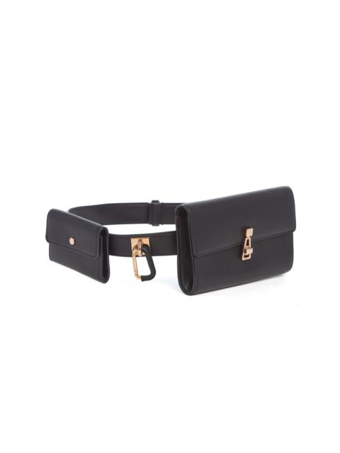 Tool Belt in Black Nappa Leather