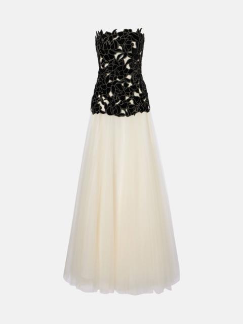 Alessi embellished tulle gown