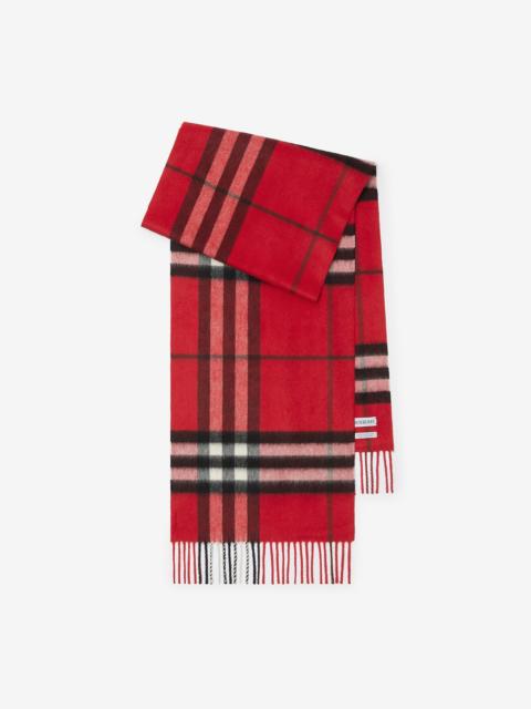 Check Cashmere Scarf