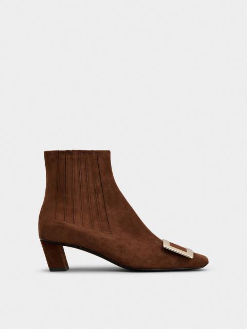 Belle Vivier Chelsea Booties in suede