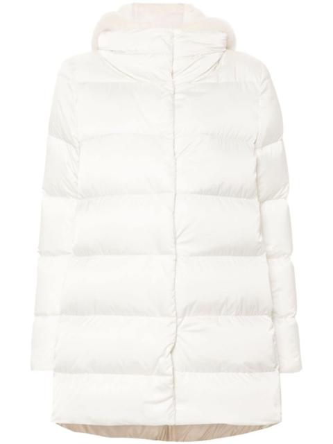 layered puffer coat