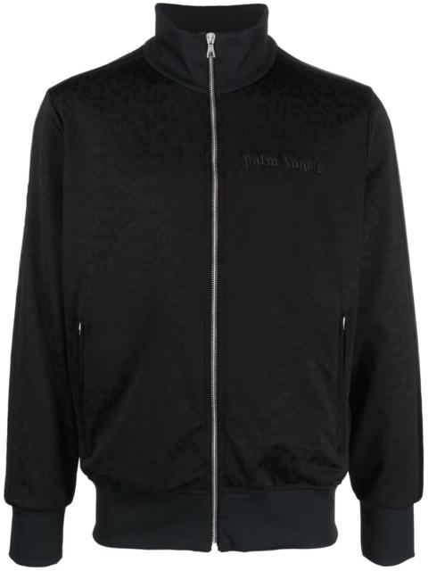 logo-print track jacket