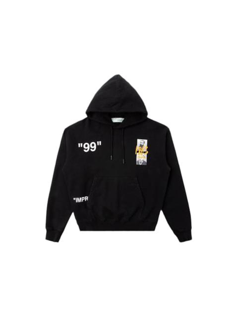 OFF-WHITE Summer Graphic Print Hoodie Black/Multicolor