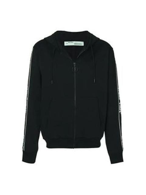 Off-White SS19 Zip-up Stripe Fleece Men OMBB033E18A200011000