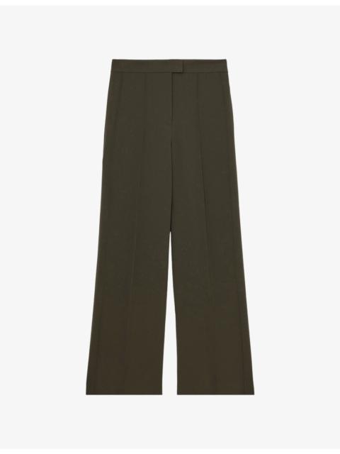 Reiss x Atelier Soliel Wide-Leg Crepe Trousers
