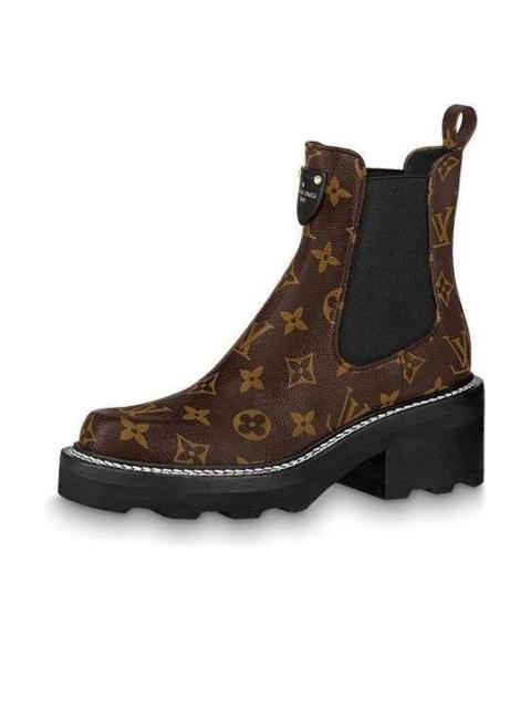 (WMNS) LOUIS VUITTON LV Beaubourg Ankle Boots 'Brown' 1A8QCI