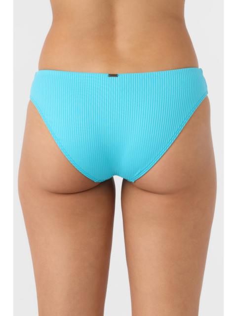 Saltwater Solids Rib Blue Lagoon Full Bottoms