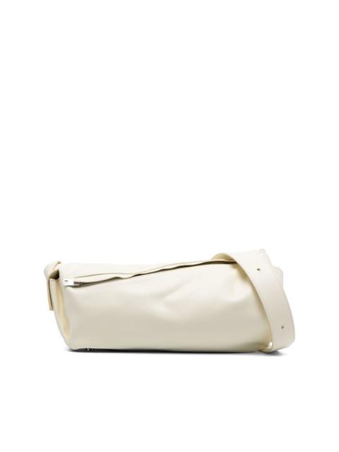 oversized zip-up satchel