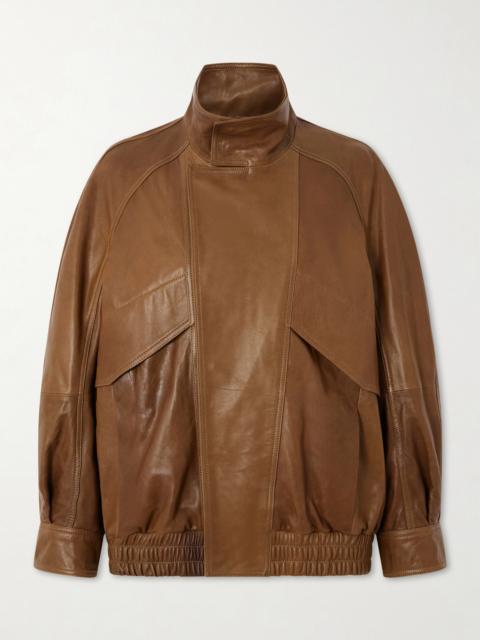 Ariste Paneled Leather Jacket
