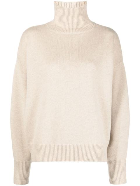 roll-neck cashmere jumper