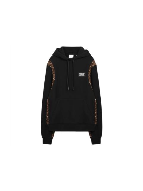 Burberry Checker Cotton Sweatshirt Black