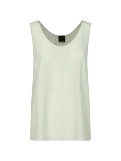 scoop-neck vest