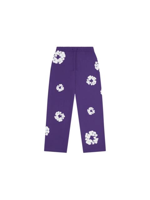 Denim Tears Cotton Wreath Baggy Sweatpants Purple