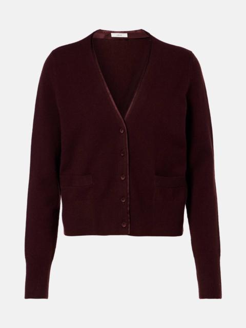 Wool and cashmere-blend cardigan