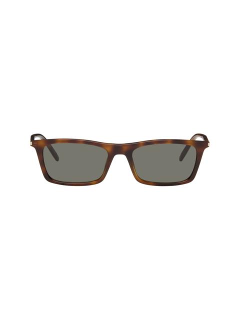 Brown SL 890 Betty Thin Sunglasses