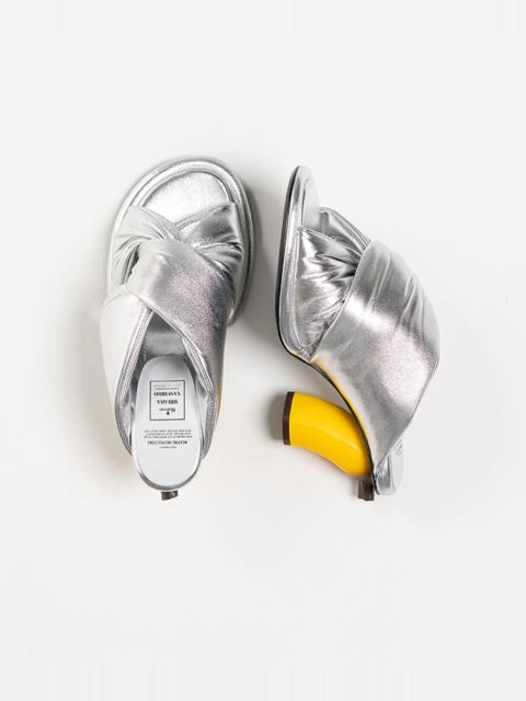 Banana Heel Puffer Sandals