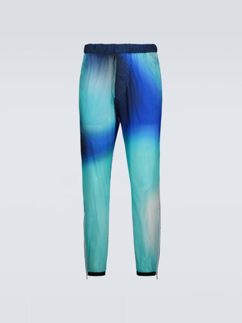 printed technical pants
