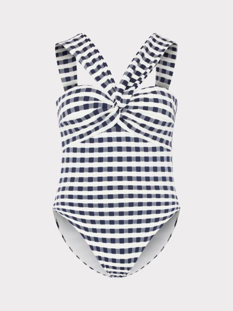 Betsy Jacquard Cottage Bandeau One Piece