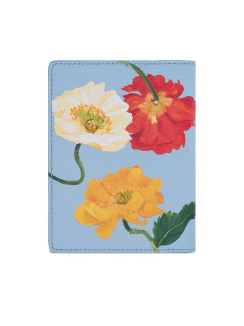 poppy-printed passport cover