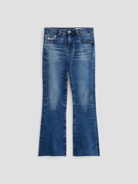 Farrah Boot Crop Splatter Jean