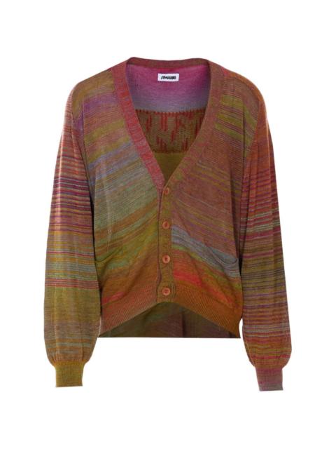 V-neck button cardigan