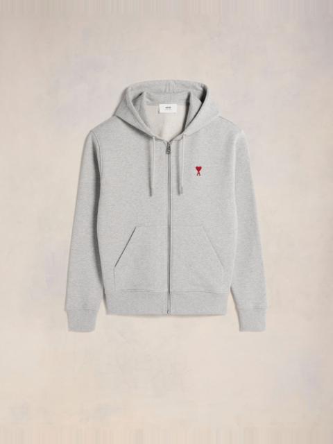 RED AMI DE COEUR ZIPPED HOODIE