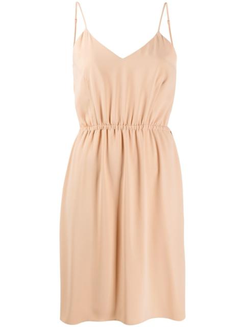 V-neck sleeveless dress