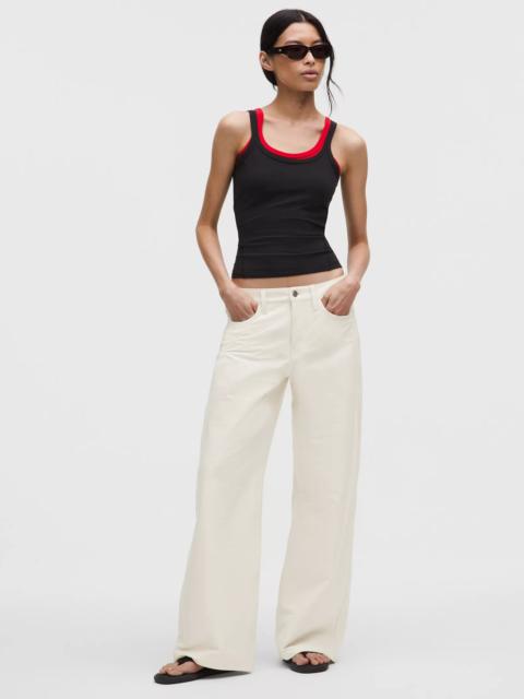 EasyFive Low-Rise Classic Wide-Leg Pant *Regular