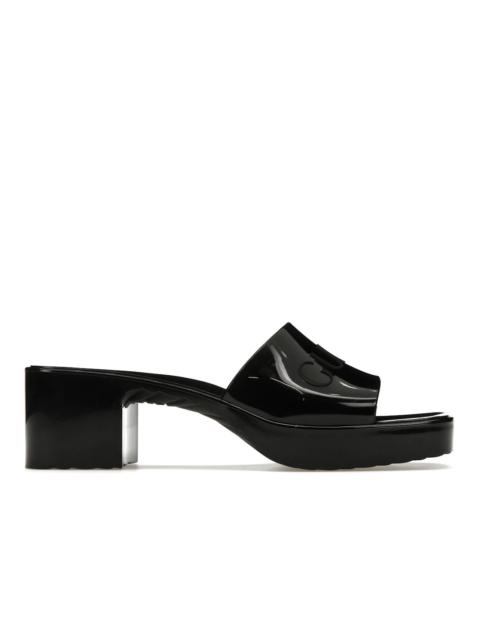 Gucci 60mm Slide Sandal Black Rubber