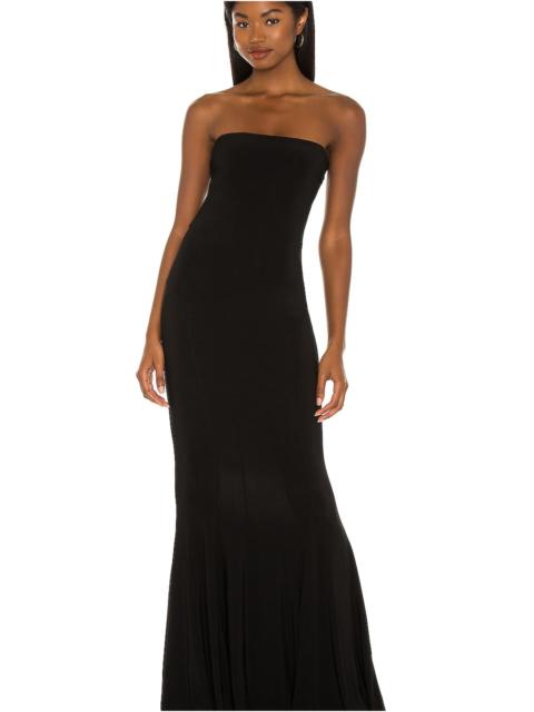 x REVOLVE Strapless Fishtail Gown