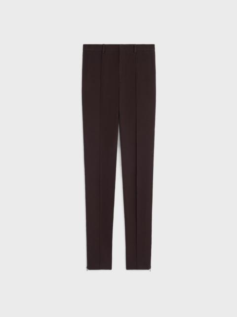slim trousers IN stretch wool gabardine