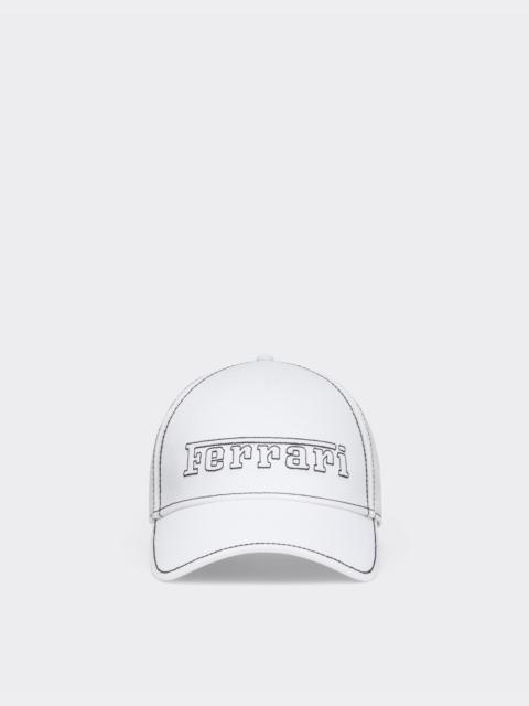 Baseball cap with Ferrari logo