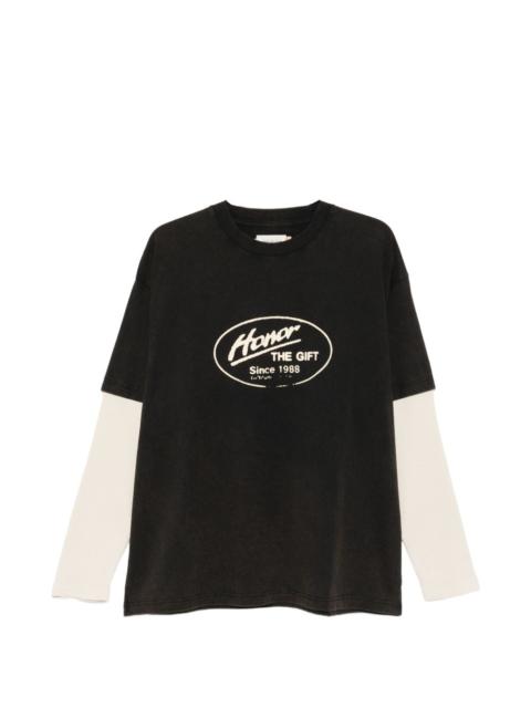 logo-print T-shirt