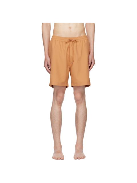 Orange Chase Swim Shorts