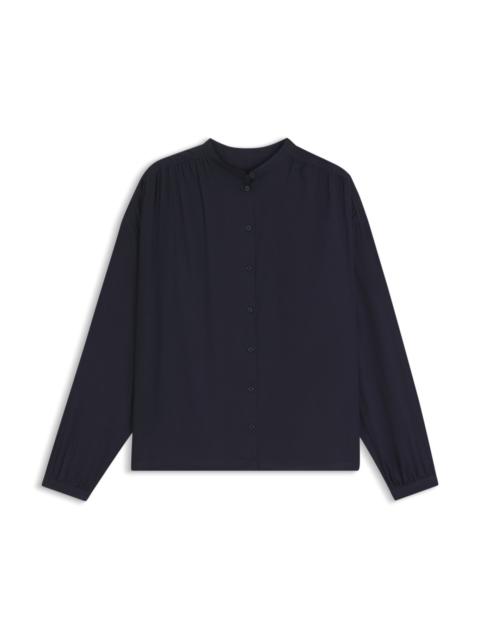 RELAXED-FIT BLOUSE IN COTTON VOILE