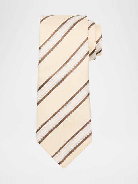 Men's Striped Silk Tie