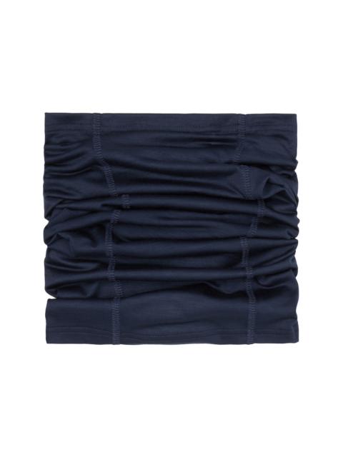 SSENSE Exclusive Navy Cache-Cou Jersey Wool Neck Warmer